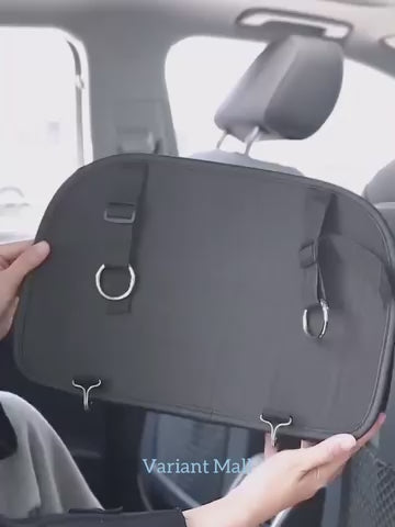 Leather Car Backseat Organizer